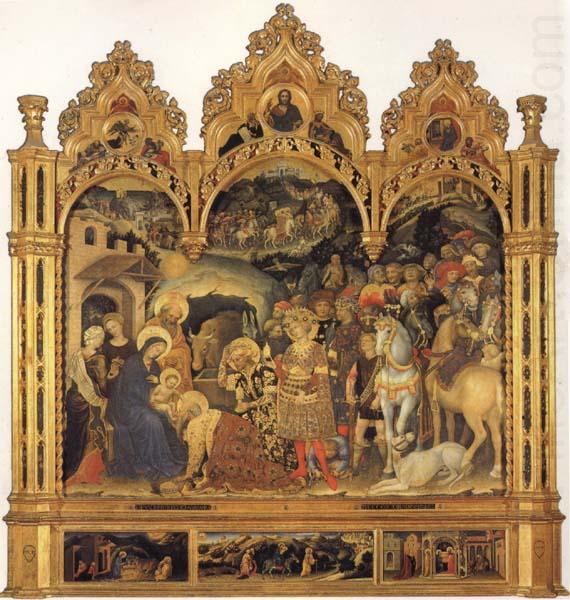 Gentile da Fabriano The Adoration of the Magi china oil painting image